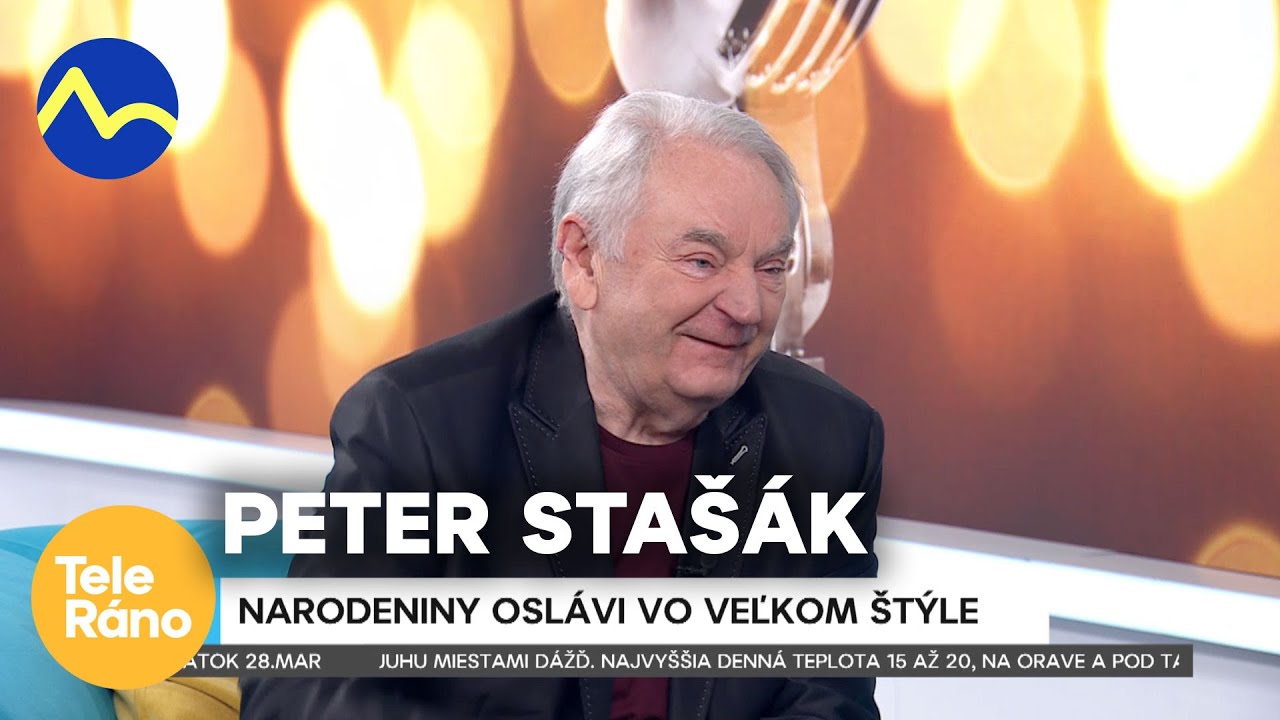 Peter Stašák oslávi narodeniny vo veľkom štýle s fanúšikmi | Teleráno