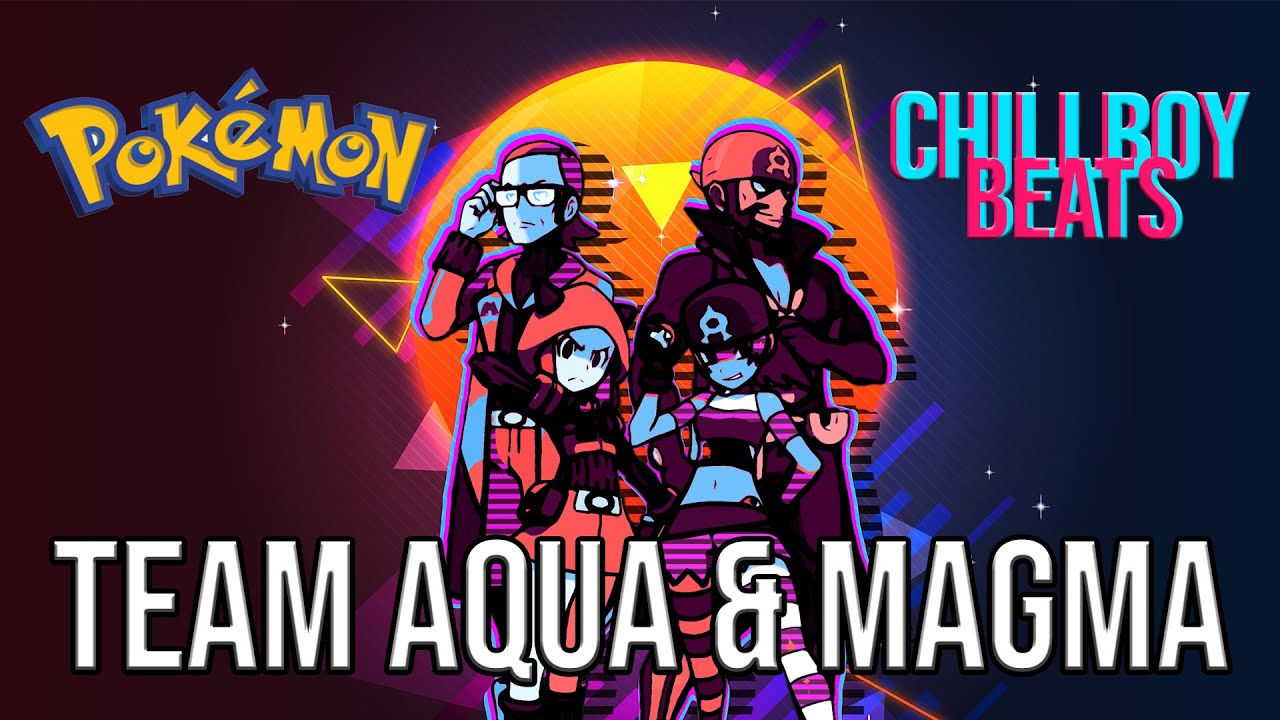 Team Aqua & Magma Battle Theme - Pokemon R/S/E Synthwave Remix [VISUALIZER]