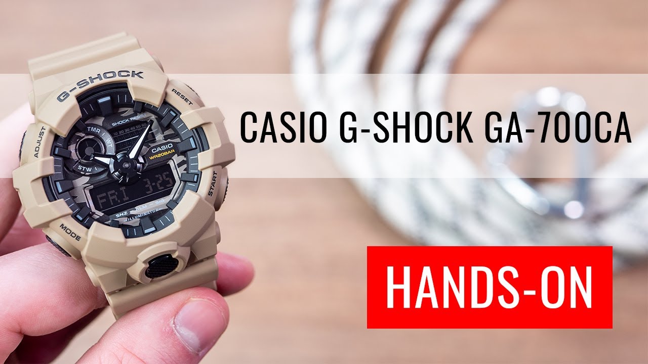 HANDS-ON: Casio G-Shock Original GA-700CA-5AER Utility Camo Series
