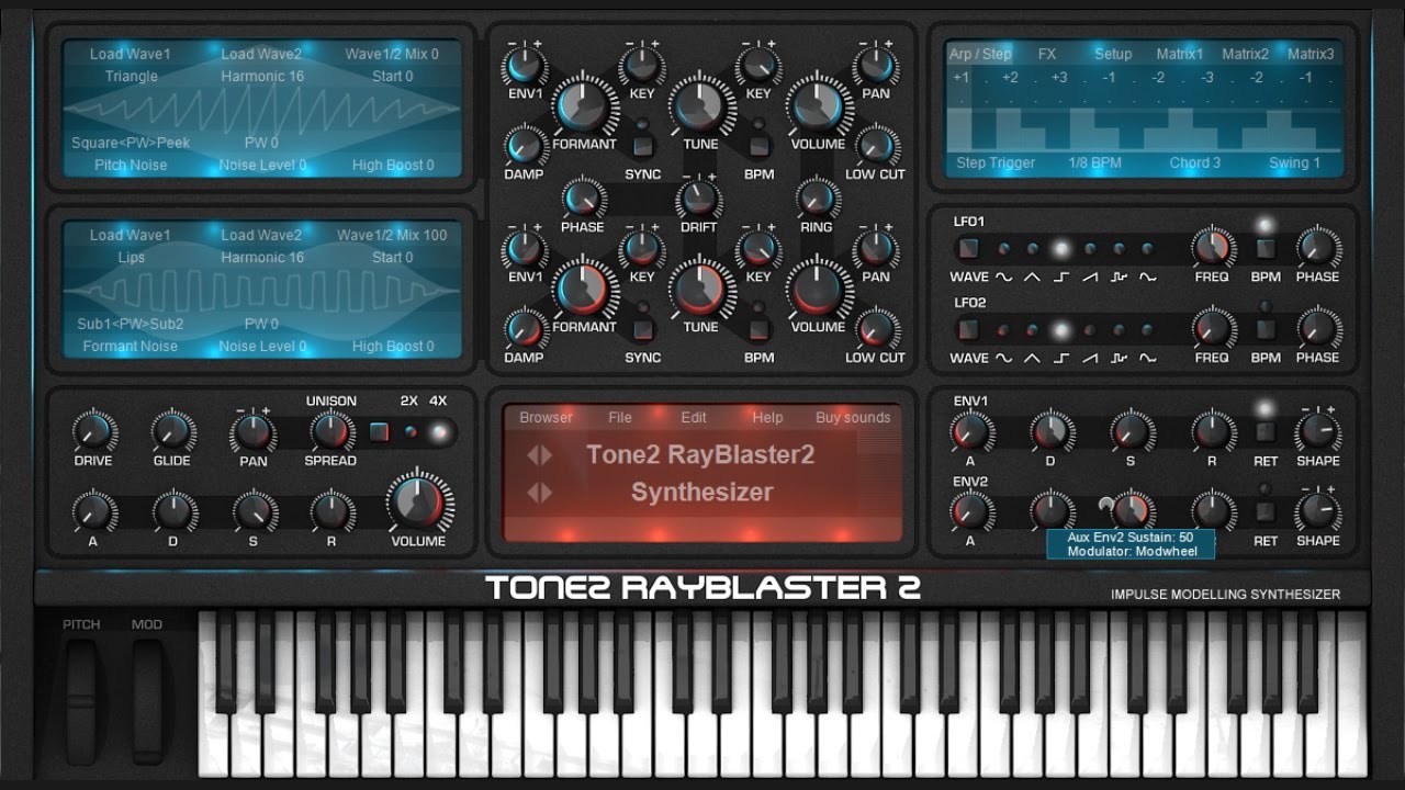 Tone2 RayBlaster 2: Factory Sounds & Impulse Modeling Demo