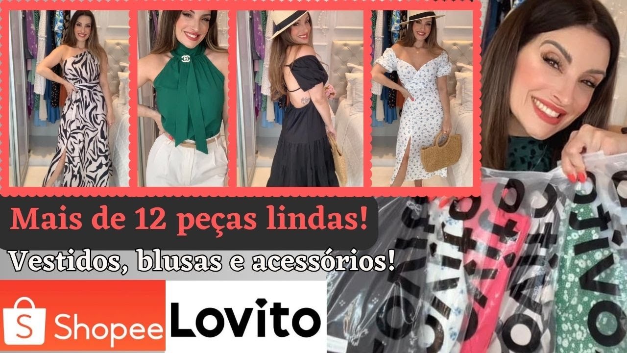 Novas comprinhas LOVITO: vestidos de vários estilos, blusas e acessórios. Provei mais de 12 peças!