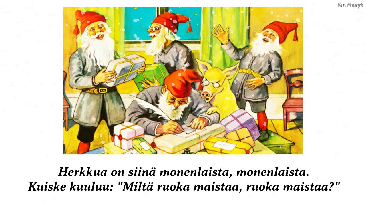 Lasten Joululaulu ● Tonttujen jouluyö - Tip Tap ● with lyrics / sanat