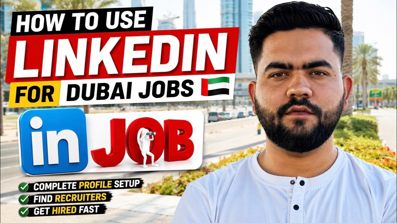 How to Use LinkedIn to Get a Job in Dubai 🇦🇪 | Complete LinkedIn Guide 2026 | HR Secrets