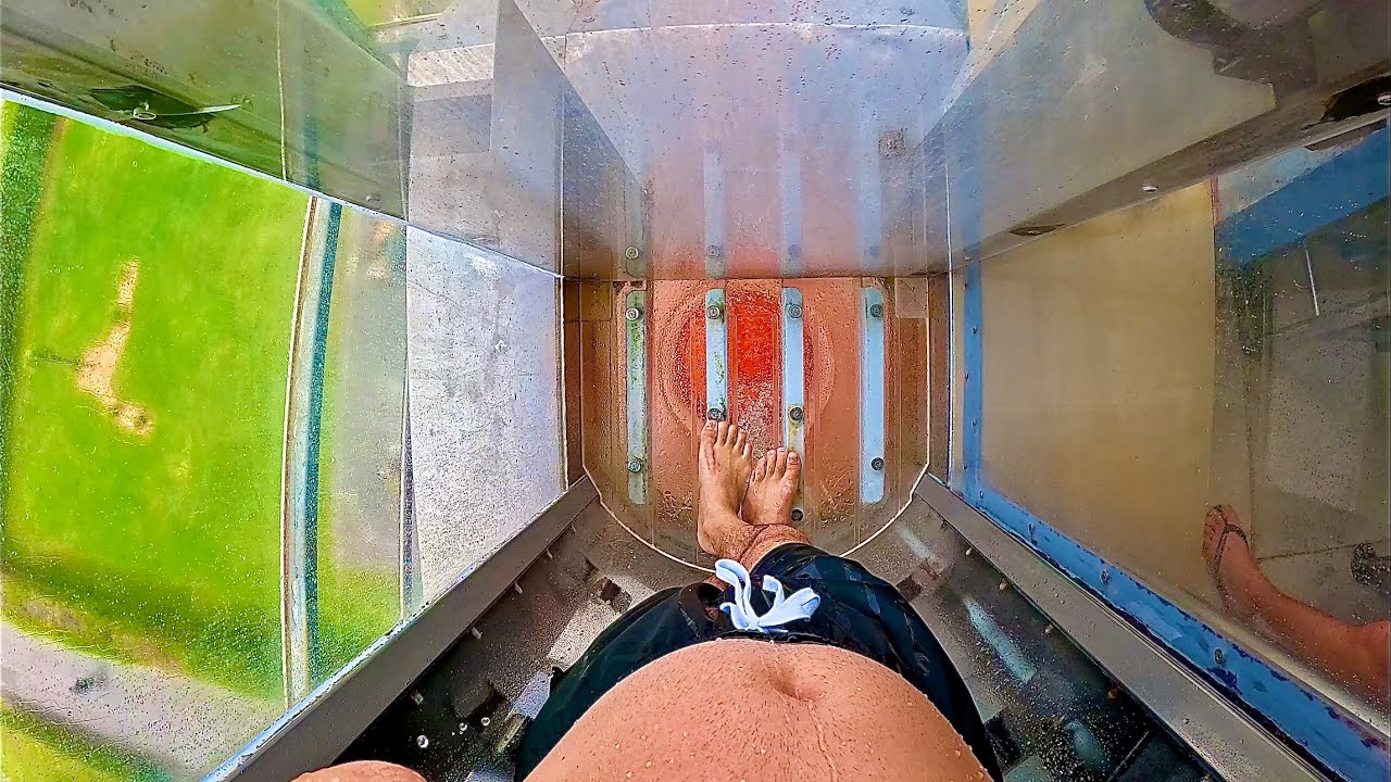 Only the Brave Dare to Ride This Drop Water Slide! | Aquaparc 🇨🇭