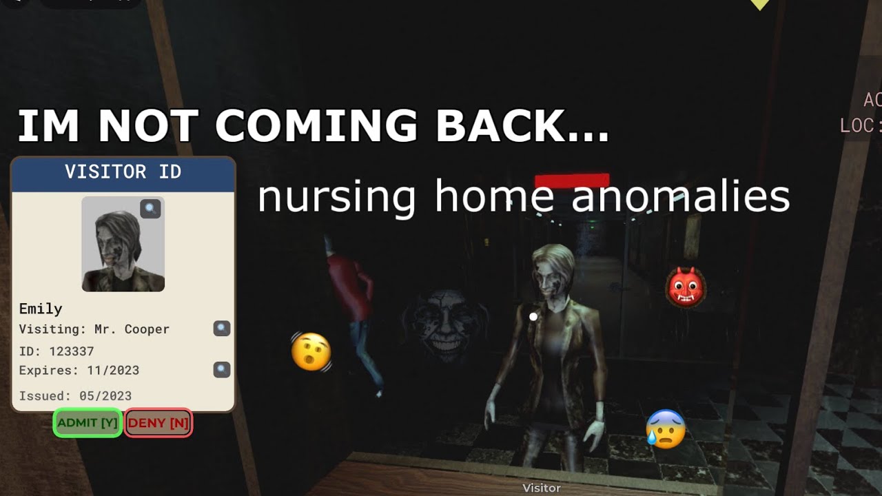 Working at a Nursing Home…(THERE WERE ANOMALIES??🫨) Roblox Video