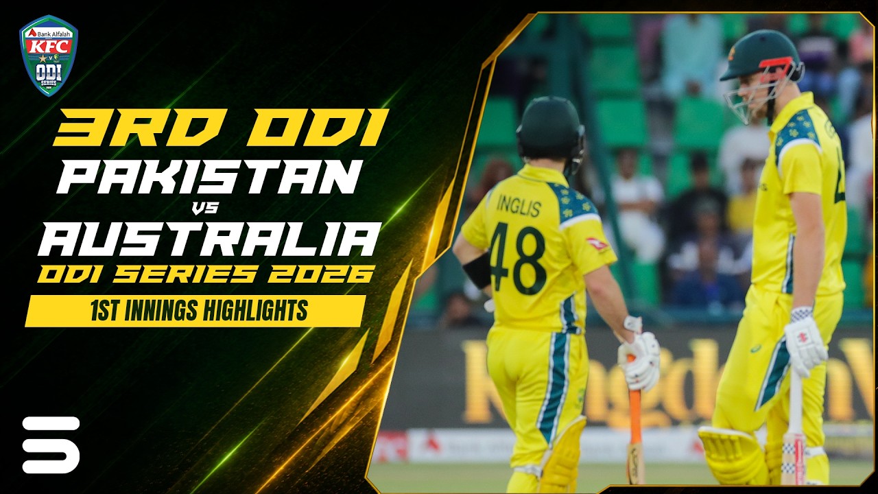 1st Innings Highlights | Pakistan vs Australia | Match 03 | ODI Series 2026 | PCB | M9J1U