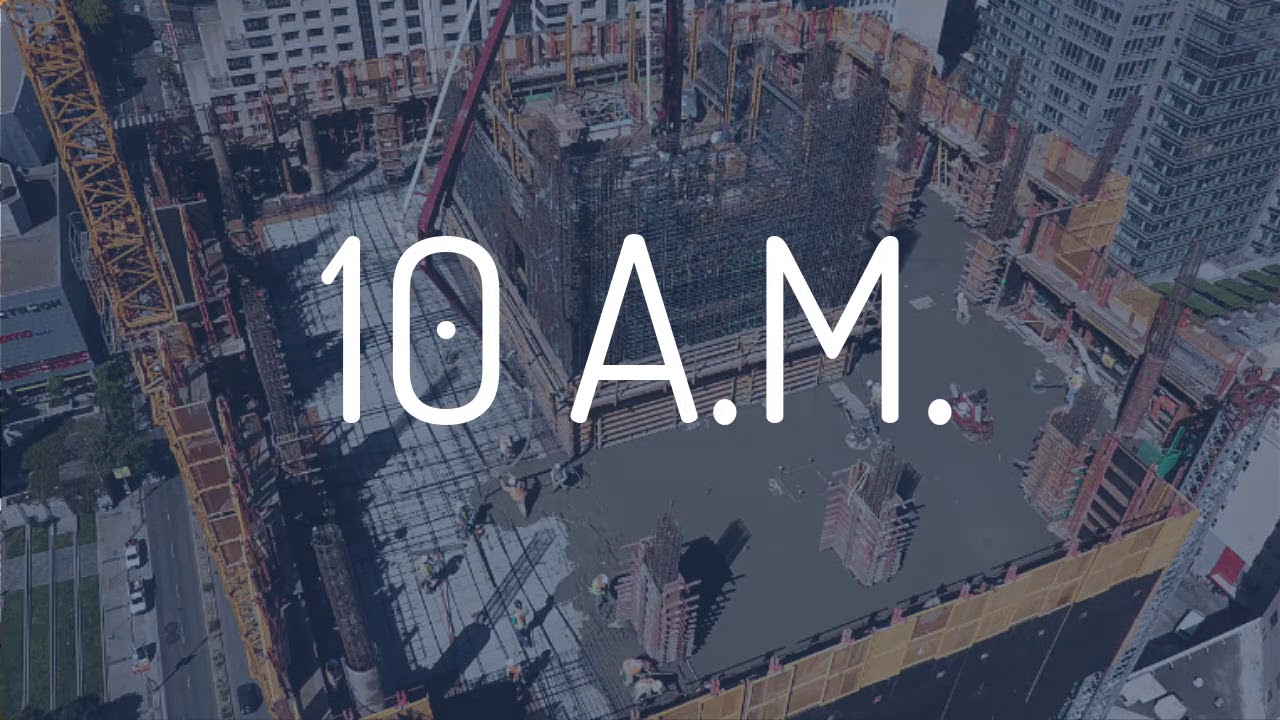 Concrete Pour: Drone Footage