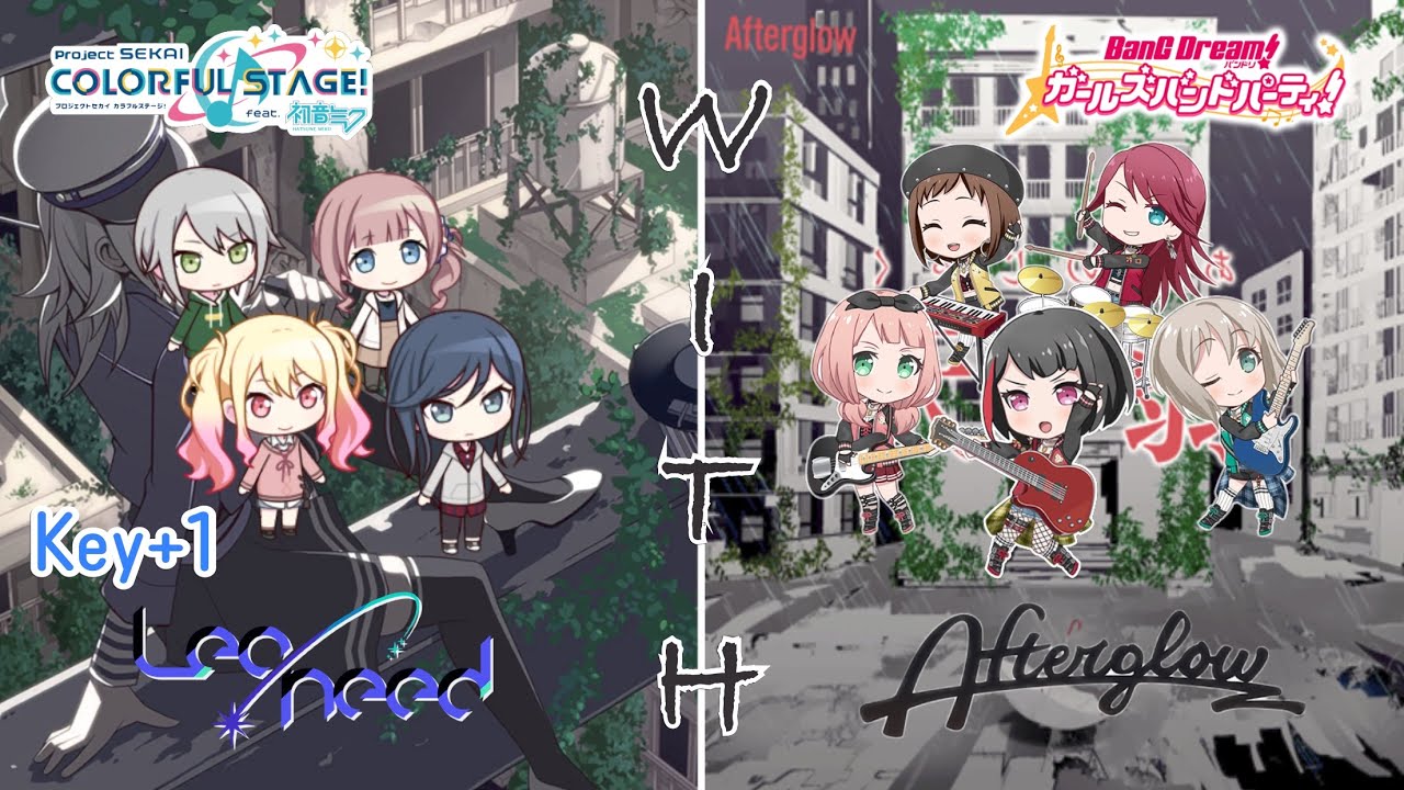 【プロセカ×ガルパ】天ノ弱 cover 一緒に歌わせてみた！key+BPM調整有り/ Leo/need with Afterglow【BanG_Dream】