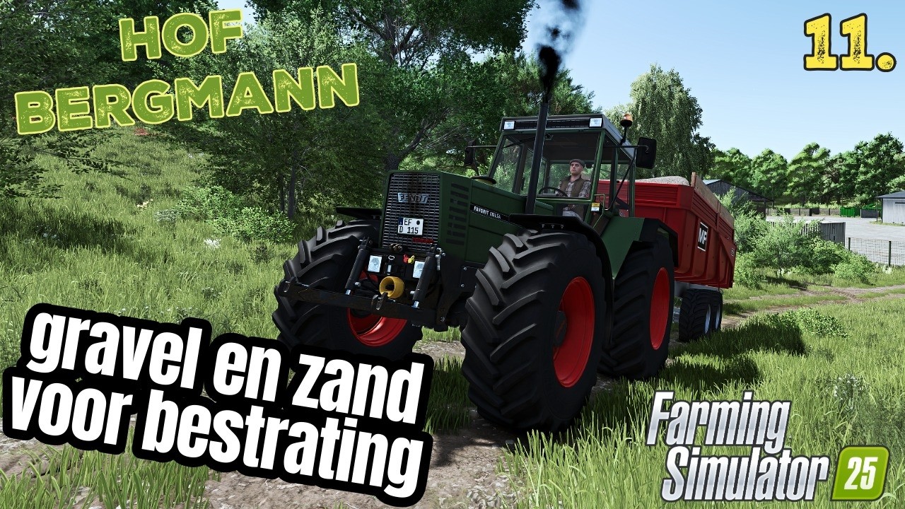 GRAVEL EN ZAND VOOR BESTRATING | Hof Bergmann FS25  | 11 |Farming Simulator 25 ( NL / ENG ) | #fs25