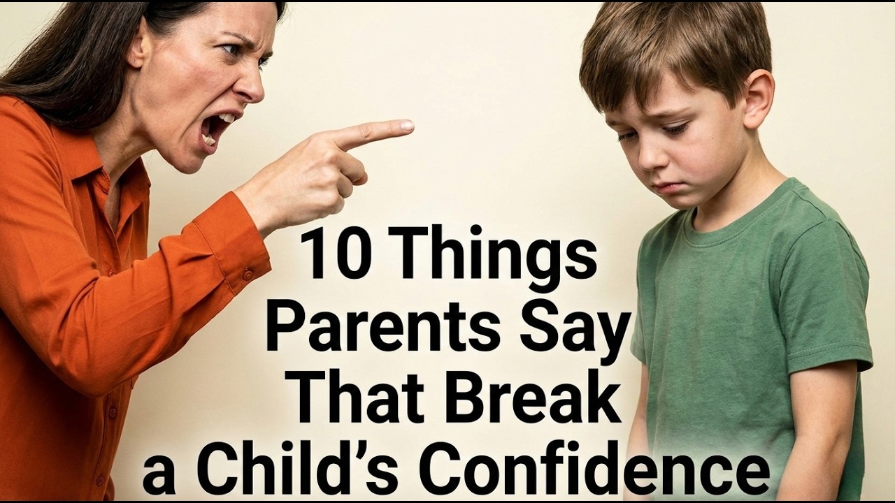 10 Common Things Parents Say That Damage a Child’s Confidence