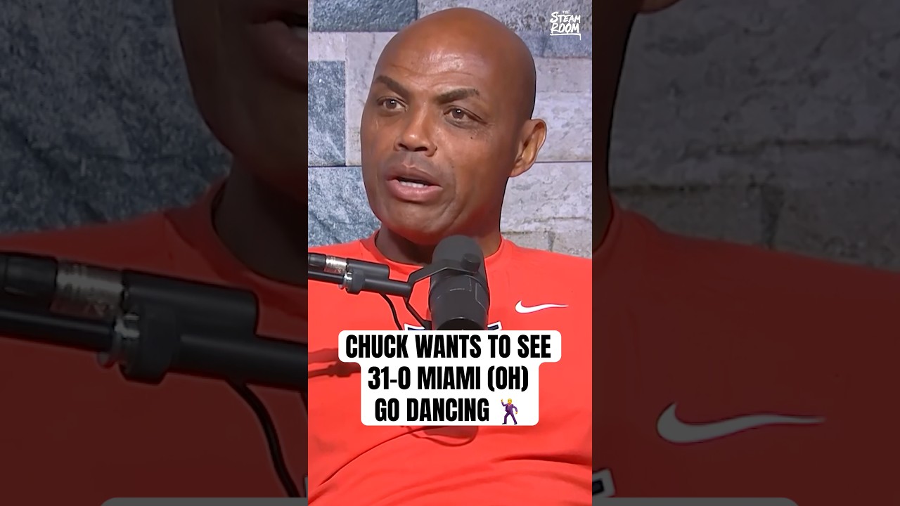Chuck sounded off on the now 31-0 Miami (OH) squad’s March Madness bid 👀