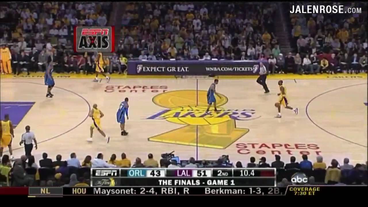 Lakers vs Magic Game 1 Highlights 2009 NBA Finals 6/4/2009 - Kobe Bryant 40 pts - Lakers win 100-75