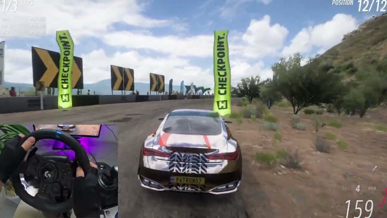 Forza Horizon 5 | Steering wheel gameplay