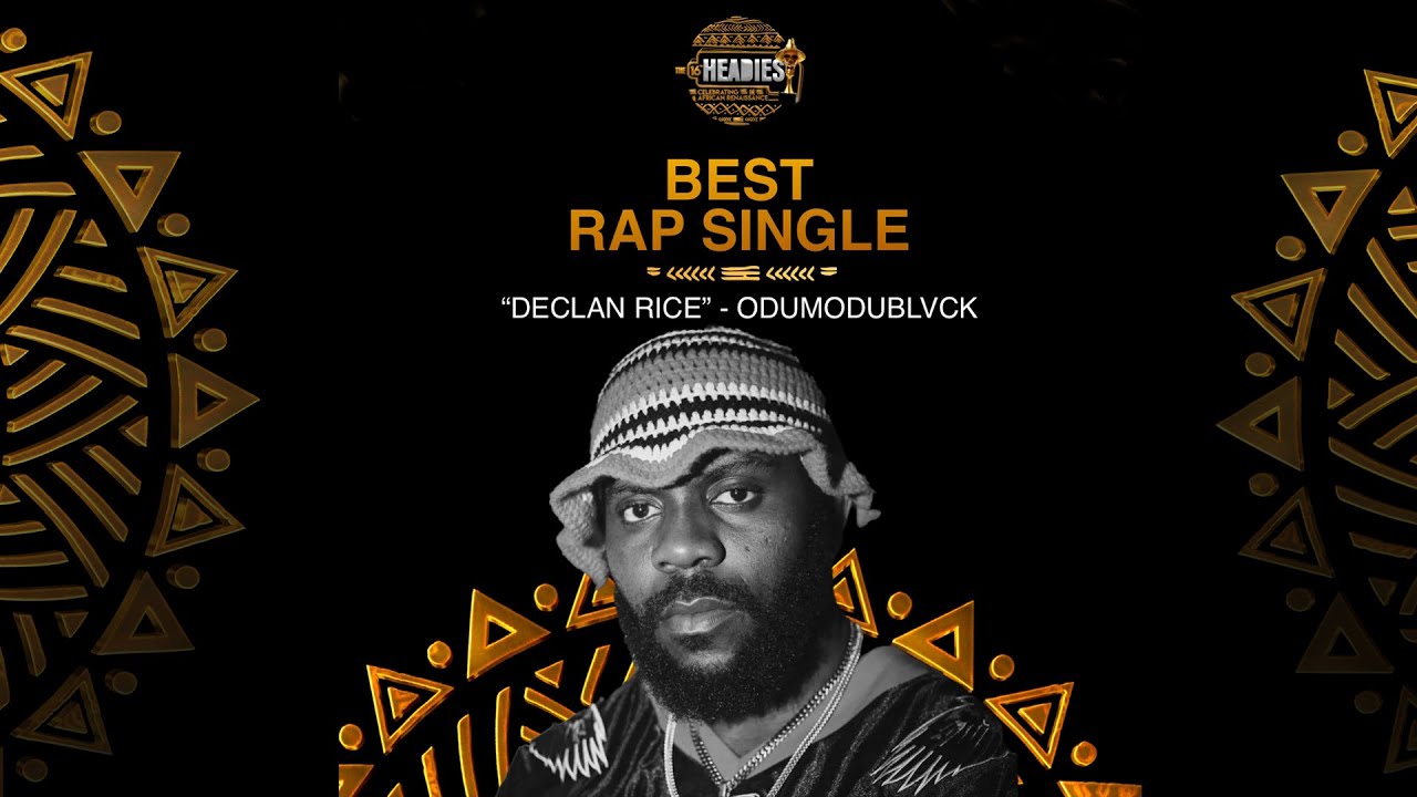 ODUMODUBLVCK DECLAN RICE WINS BEST RAP SINGLE | THE 16TH HEADIES AWARDS