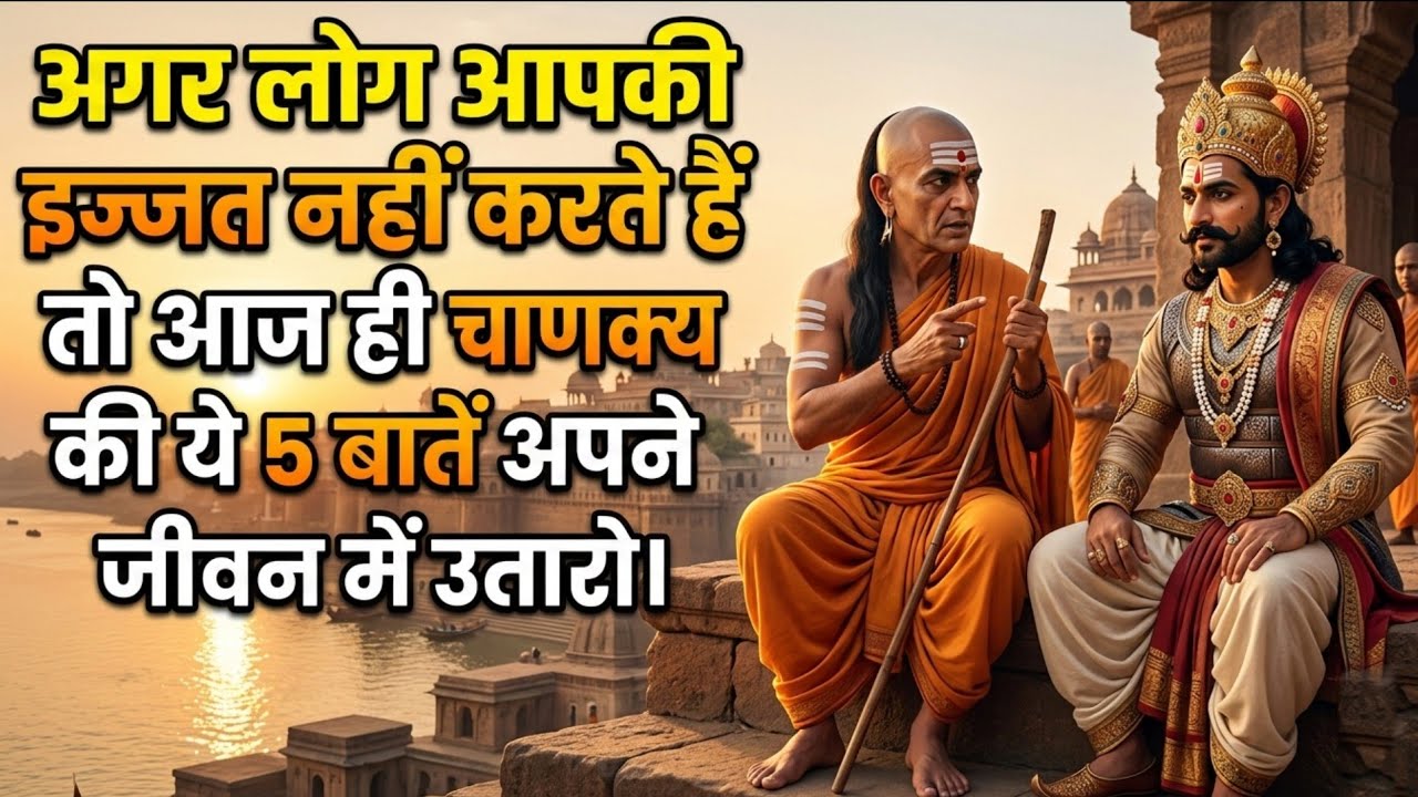 अगर लोग आपकी इज्जत नहीं करते हैं तो आज ही चाणक्य की ये 5 बातें जीवन में अपनाओ | Chanakya Niti