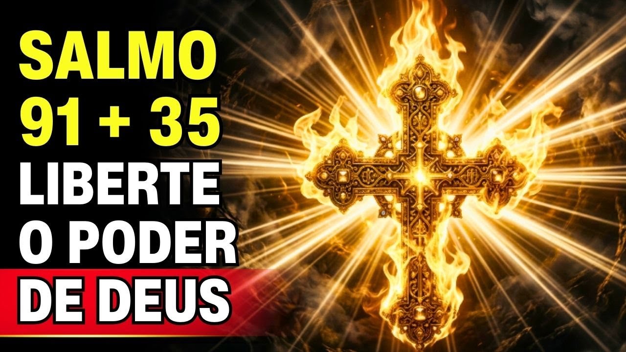 Salmo 91 e 35 em Fogo: LIBERTE o Poder de Deus Contra Seus Inimigos Ocultos Agora