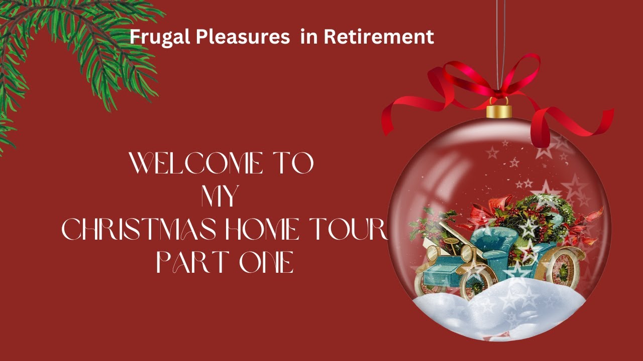 Cozy Christmas Home on a Budget.  Home Tour | Part 1 #frugalityislife  #christmas