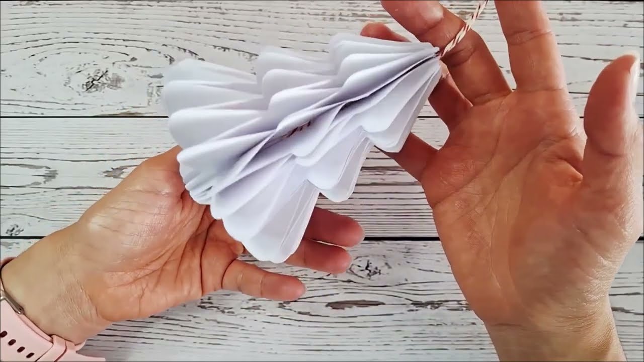 DIY Paper Christmas Tree Ornaments 🎄 | Easy Handmade Holiday Decorations