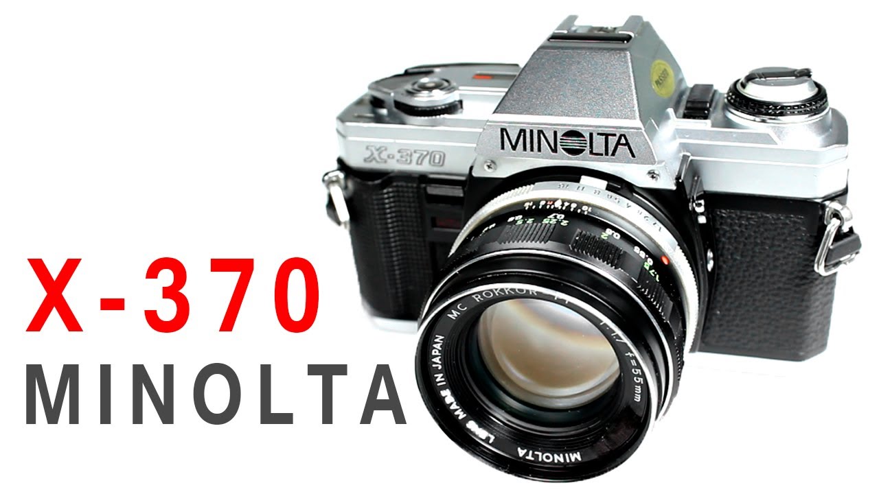 How To Use Minolta X-370 X-300 X-7A Film Camera