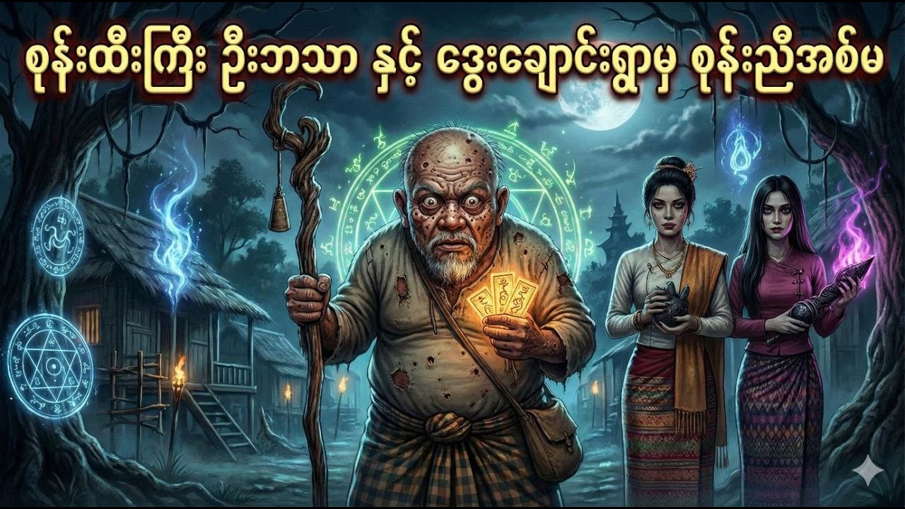 စုန်းထီးကြီးဦးဘသာ နှင့် ဒွေးချောင်းရွာမှစုန်းညီအစ်မ (ဇာတ်သိမ်း)