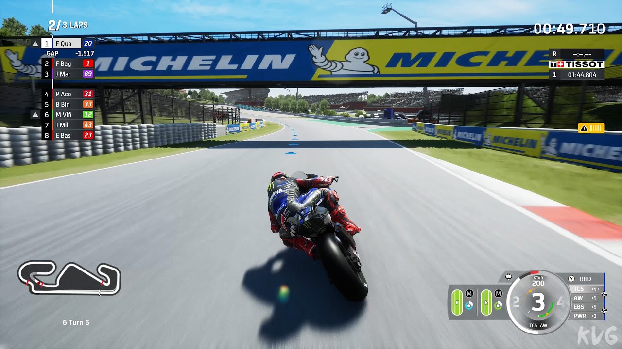 MotoGP 24 - Yamaha YZR-M1 - Gameplay (PC UHD) [4K60FPS]