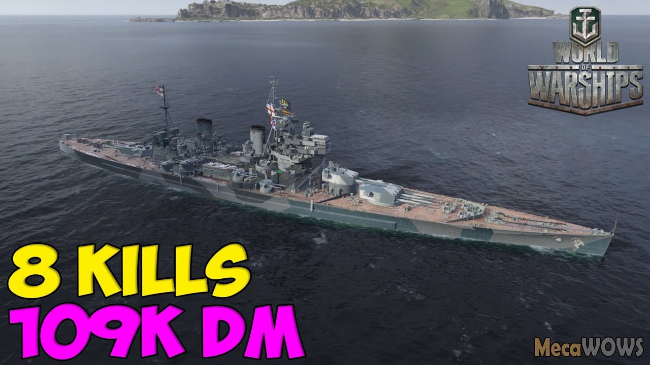 World of WarShips |  Duke of York | 8 KILLS | 109K Damage - Replay Gameplay 4K 60 fps