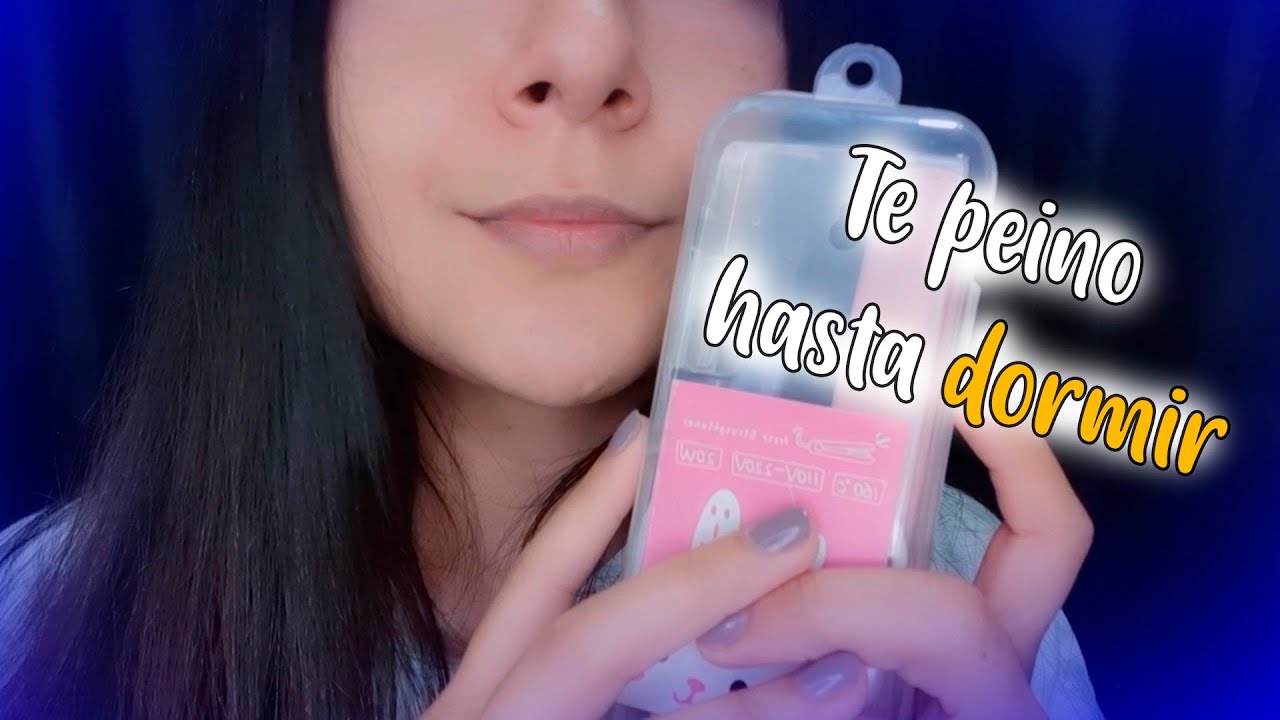 ASMR mientras TE PEINO y TE PLANCHO tu cabello  - Ann Vargas
