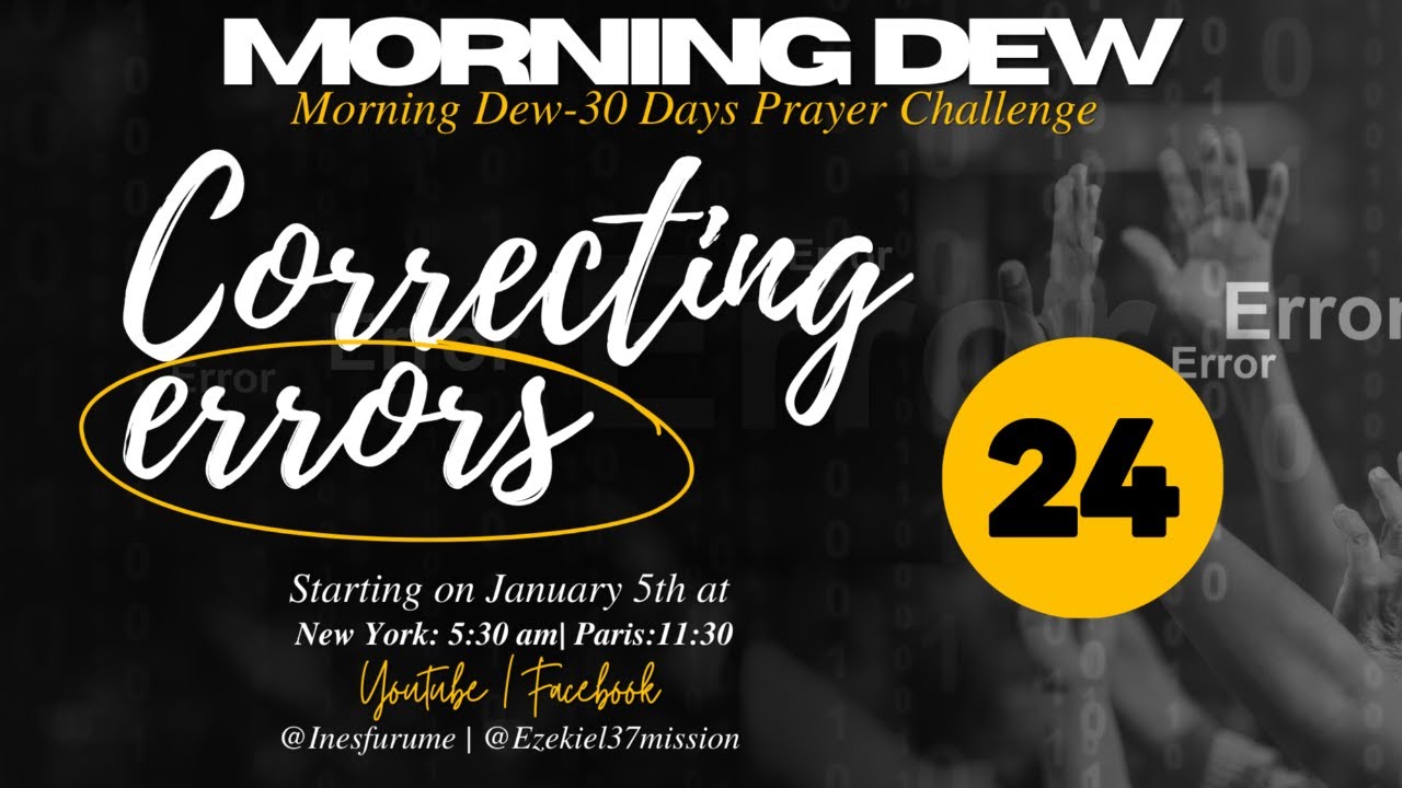 THE MORNING DEW- 30 days Prayer Challenge with Dr. Ines Furume