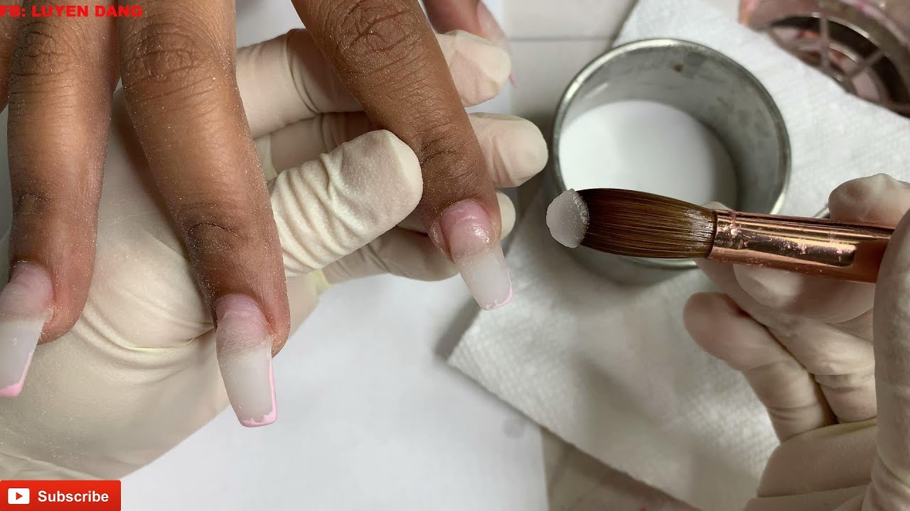 How To Re-Fill Acrylic | Nails Tutorial |