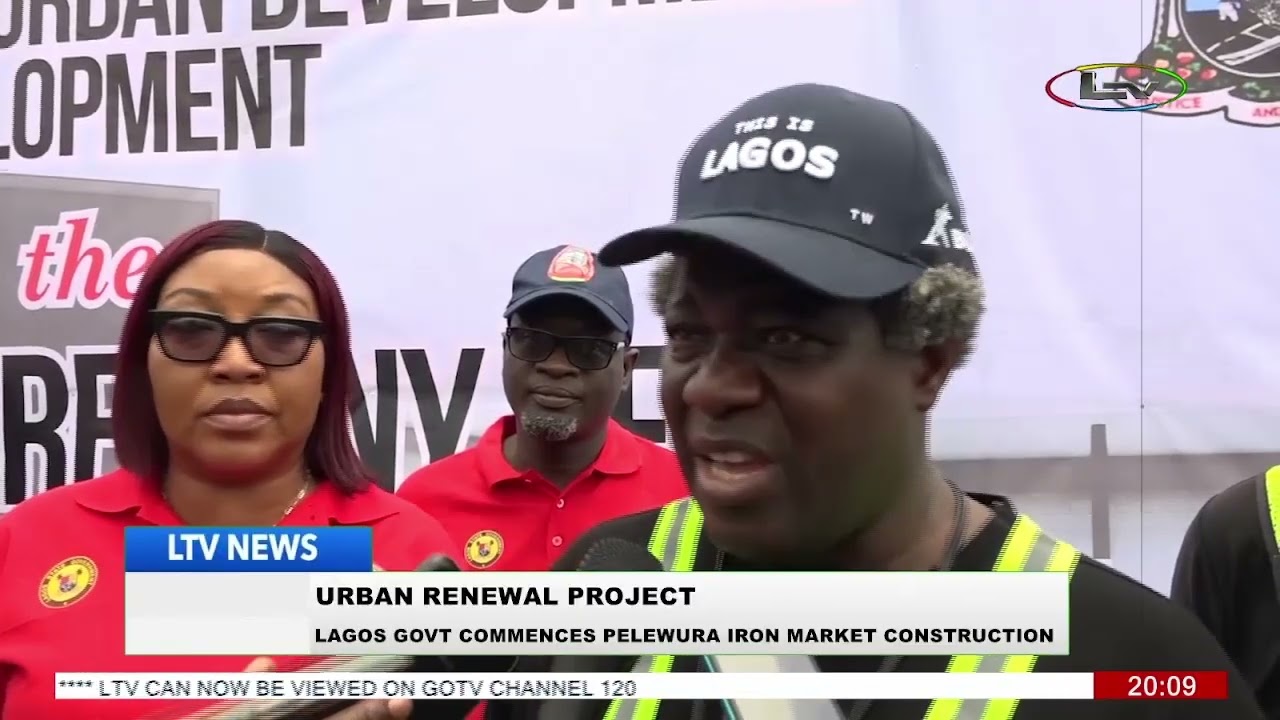 Urban Renewal Project: LASG commences Pelewura iron market construction