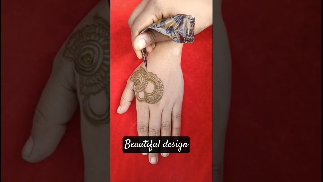 new stylish Brazil design beautiful simple design#hennatatto #mehndi
