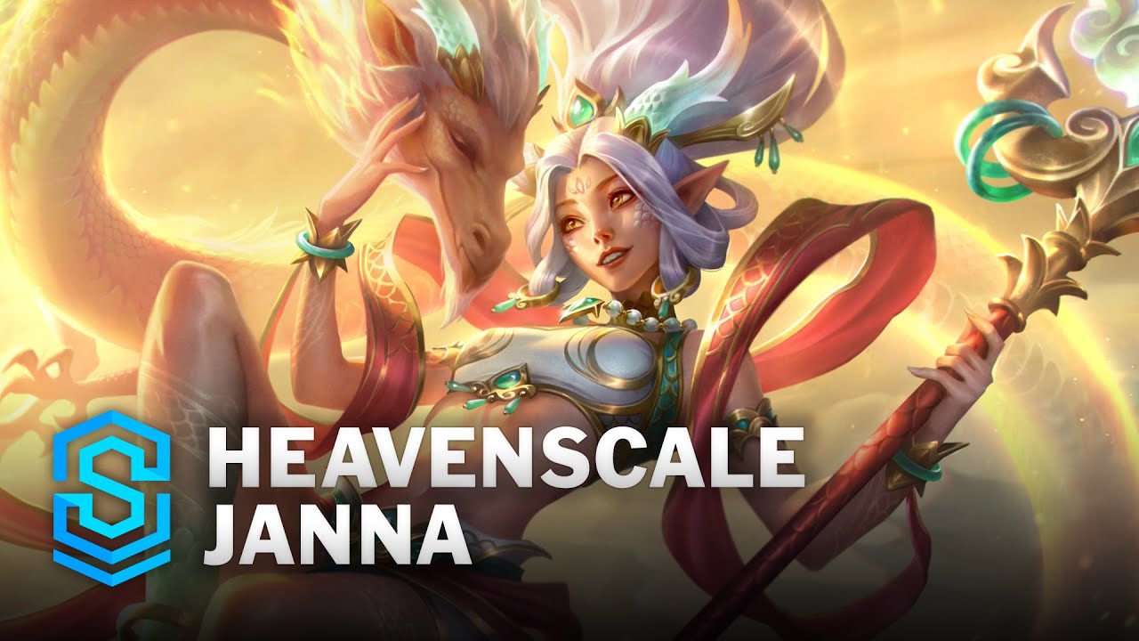 Heavenscale Janna Skin Spotlight - League of Legends