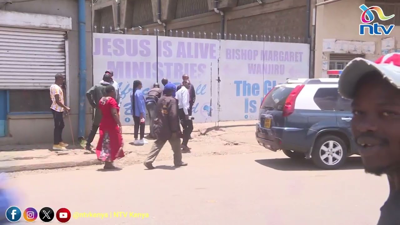 Part of Bishop Wanjiru's church demolished in a property dispute with govt agency