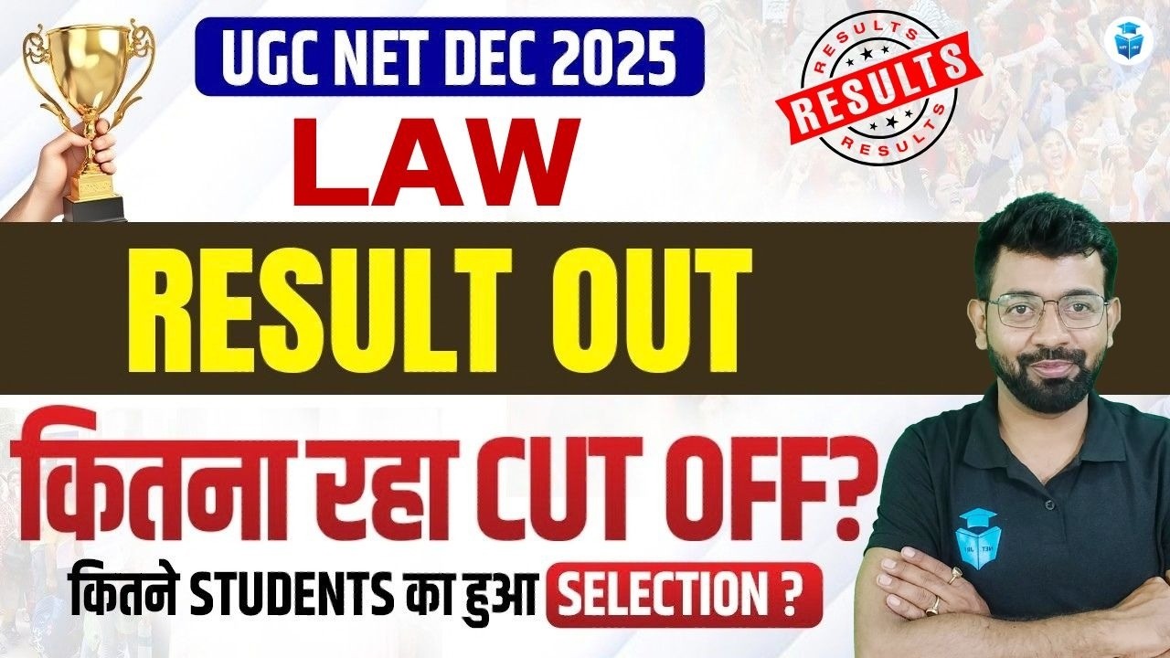 UGC NET Dec 2025 Law Result Out | UGC NET Law Cut Off & Selection Analysis | UGC NET Result