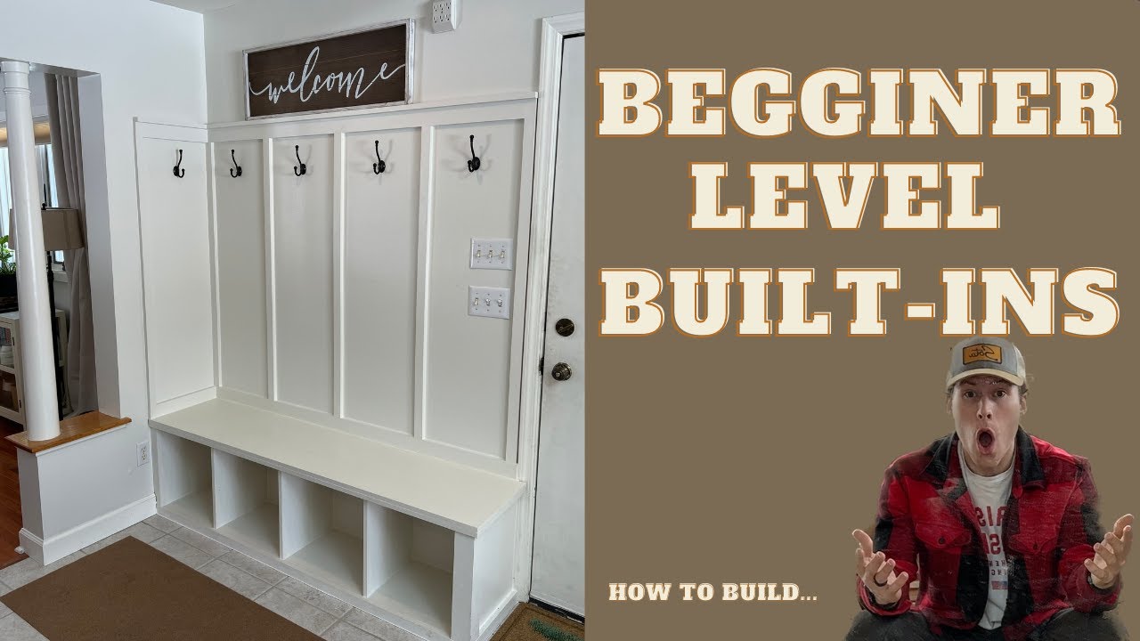 How to Build a Mud Room Built-in