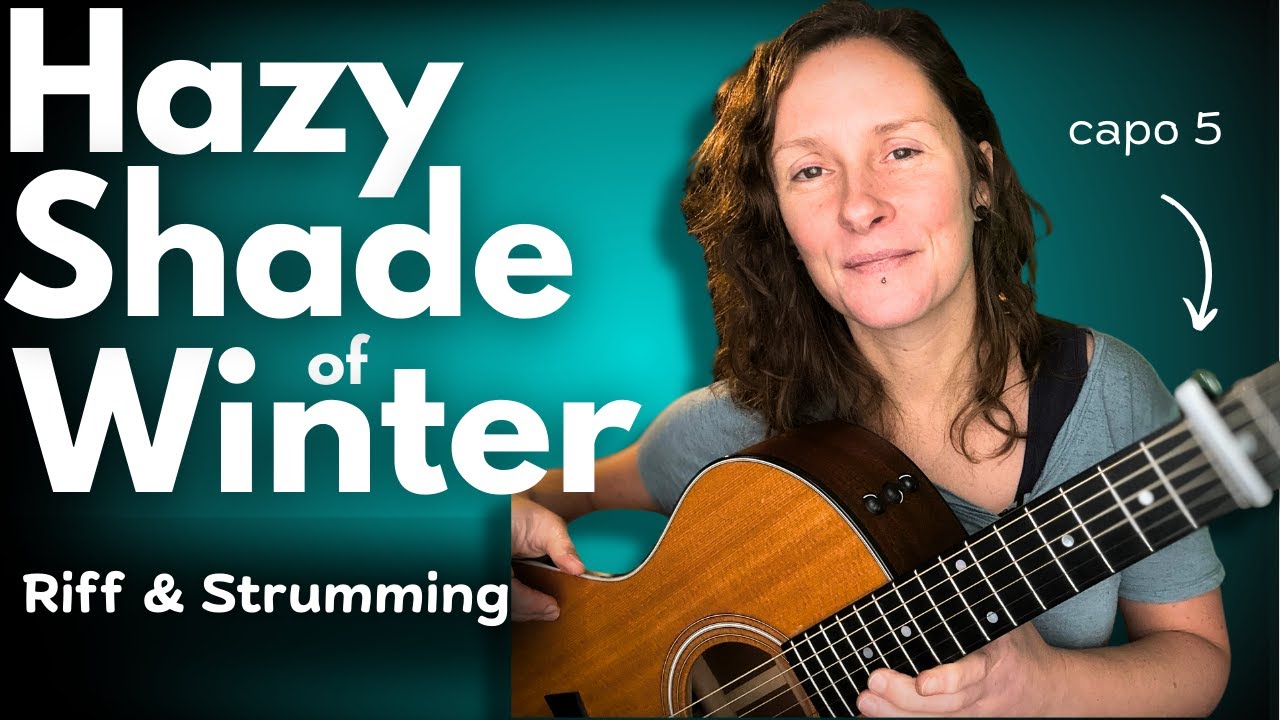 Изучите урок игры на акустической гитаре «Simon & Garfunkel: Hazy Shade of Winter»