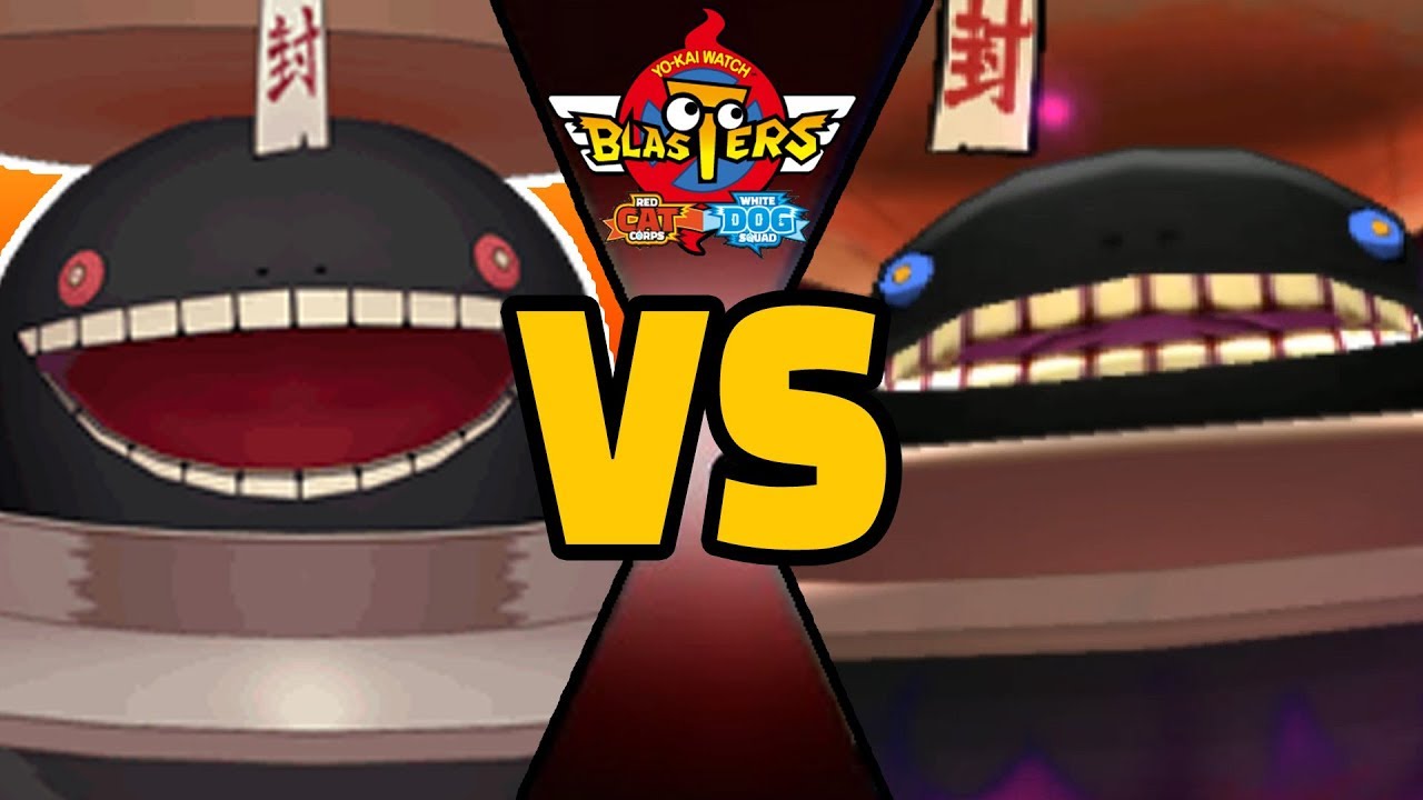 4 WOBBLEWOK vs ULTRA WOBBLEWOK in Yo-kai Watch Blasters (Theme Team)