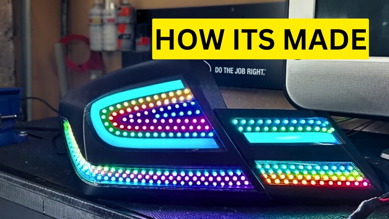 BUILDING 9TH gen civic RGB tail lights