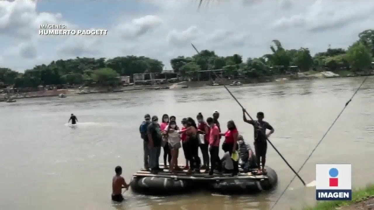 Cruzan el Río Suchiate durante la pandemia | Noticias con Ciro Gómez Leyva