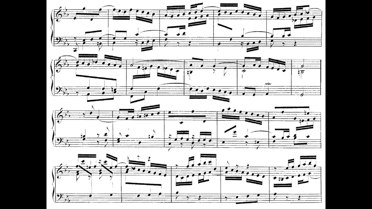 Bach: Capriccio from II.Partita in c - The best 8 interpretations on piano