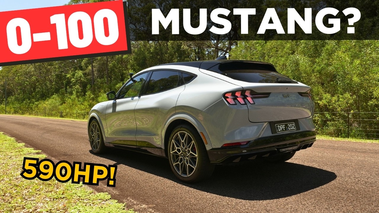 Обзор Ford Mustang Mach-E GT 2026 года: разгон до 100 км/ч и тест-драйв от первого лица.