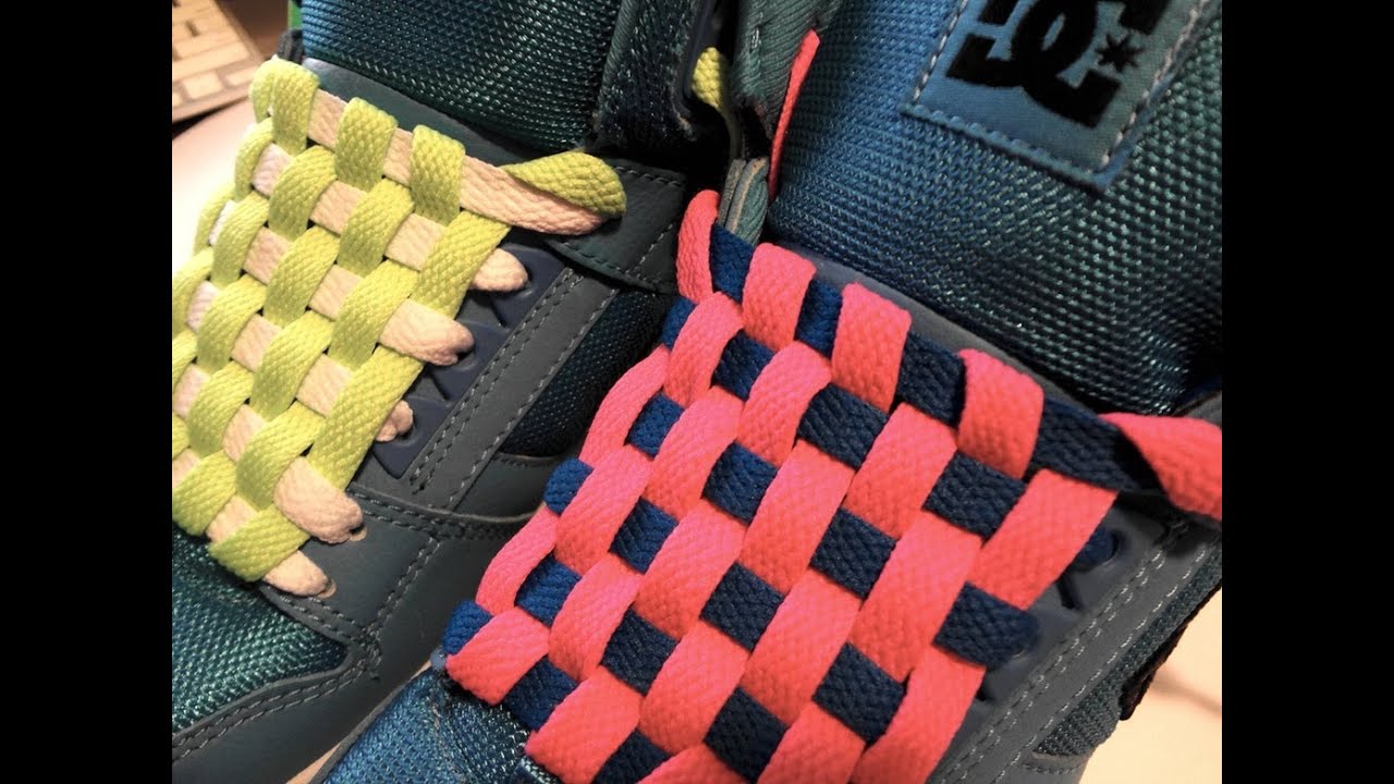 **How to Checkerboard Lace your Shoes with NO BOW**