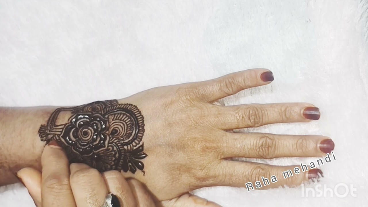 Very beautiful back hand mehndi design 😍| stylish mehndi design 2026||Latest henna design, 