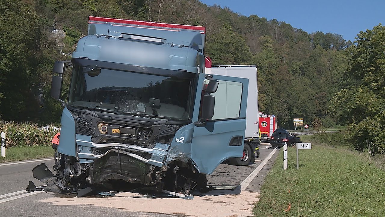 Thayngen SH: Autofahrer stirbt bei Frontalkollision