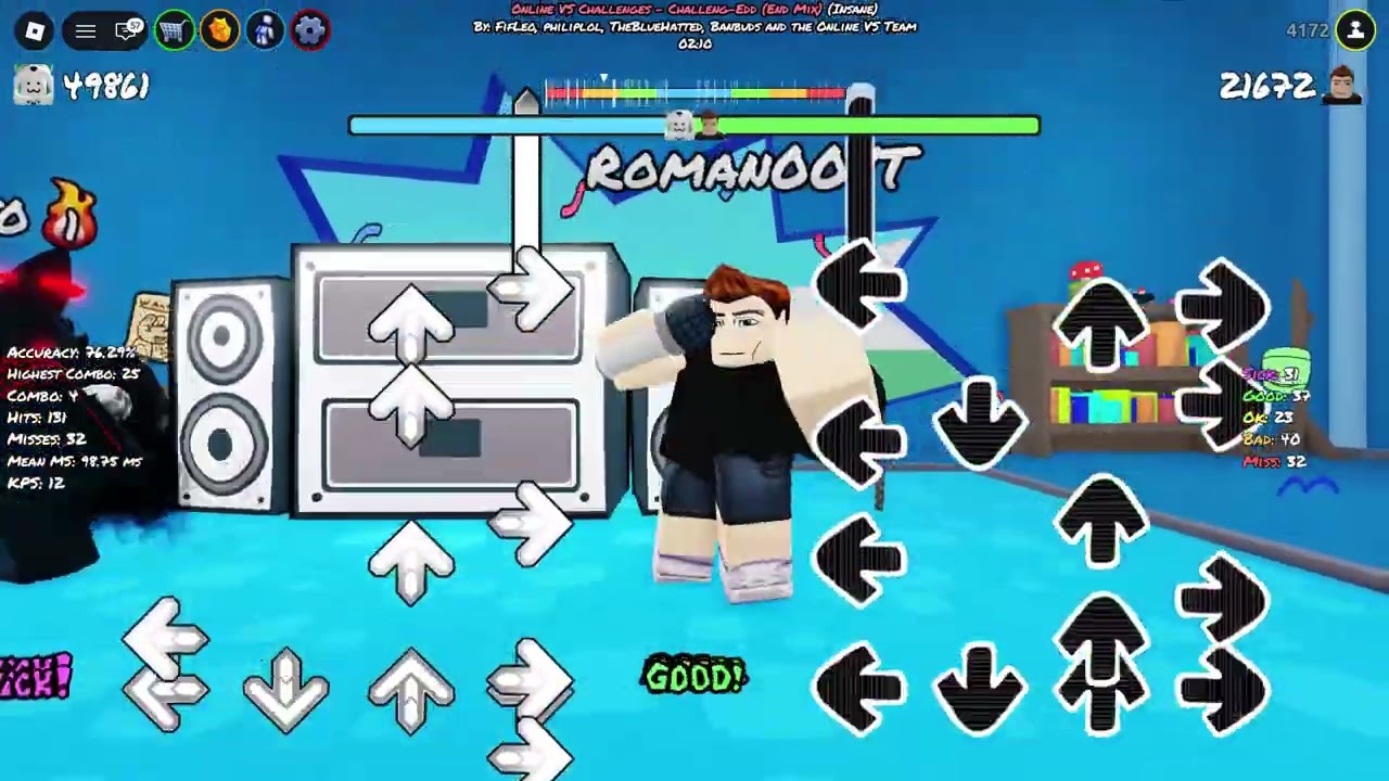 Играем в FNF в Roblox