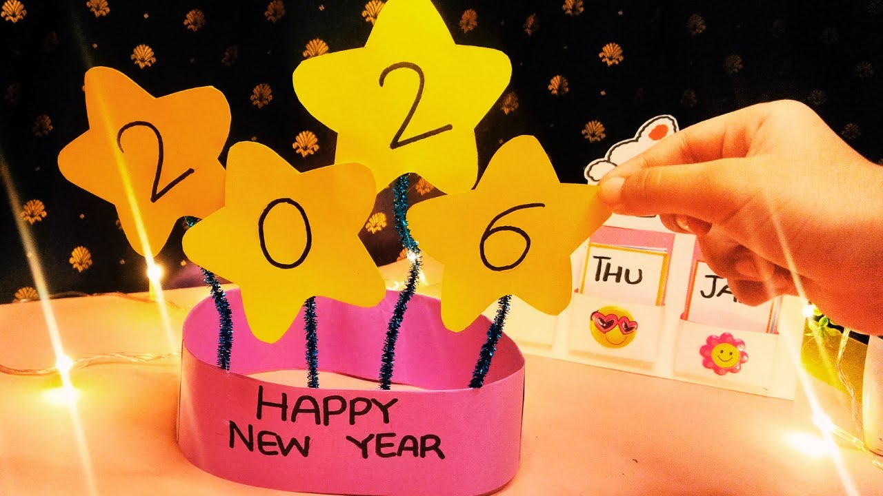 DIY New Year 2026 Party Hat ✨ Handmade Countdown Craft for Celebrations