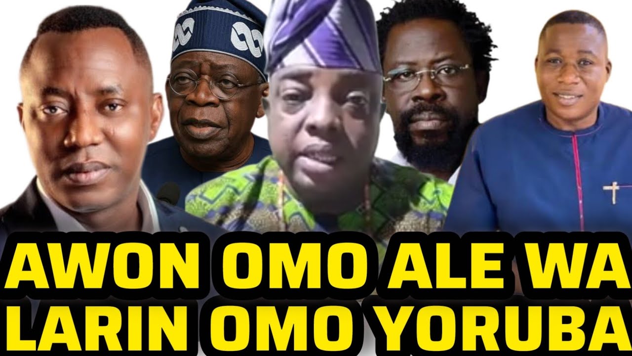 AARIN OMO YORUBA KO LE TO BE NI ENU WA KO LE SOKAN AFI KI A MI AWON OMOALE LAARIN WA. TANI OMOALE?