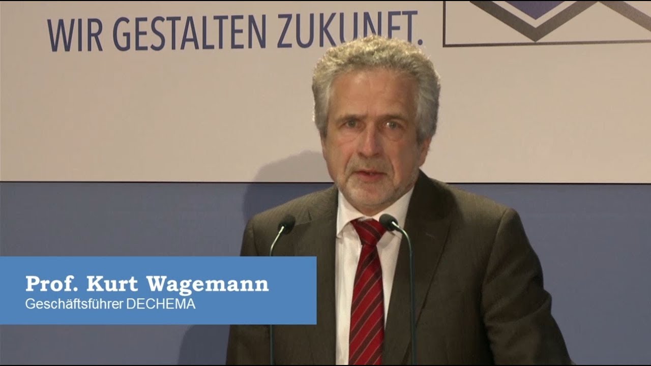 Eine klimaneutrale Chemie ist m&ouml;glich. Rede von DECHEMA-Gesch&auml;ftsf&uuml;hrer Kurt Wagemann.