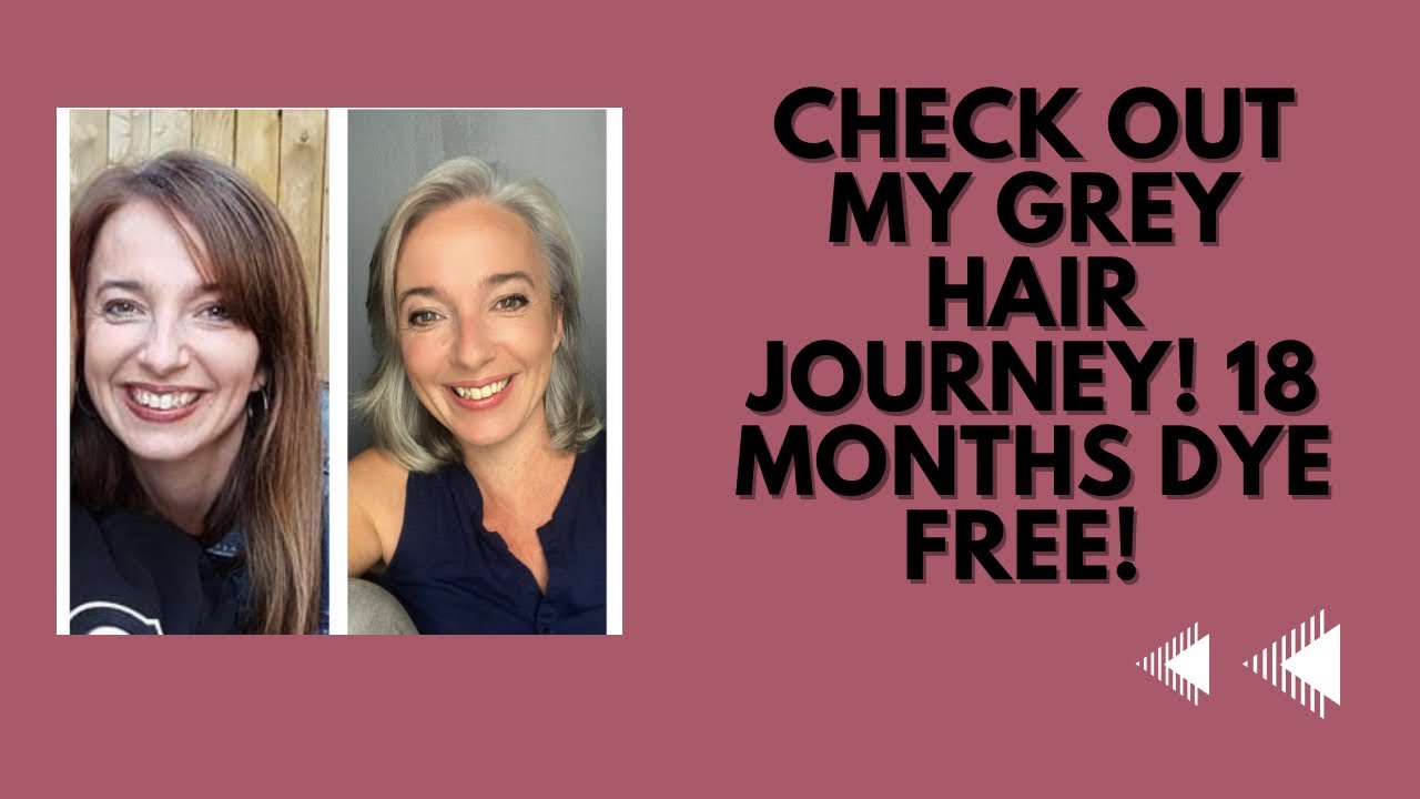 My Grey hair grow out! 18 months dye free!