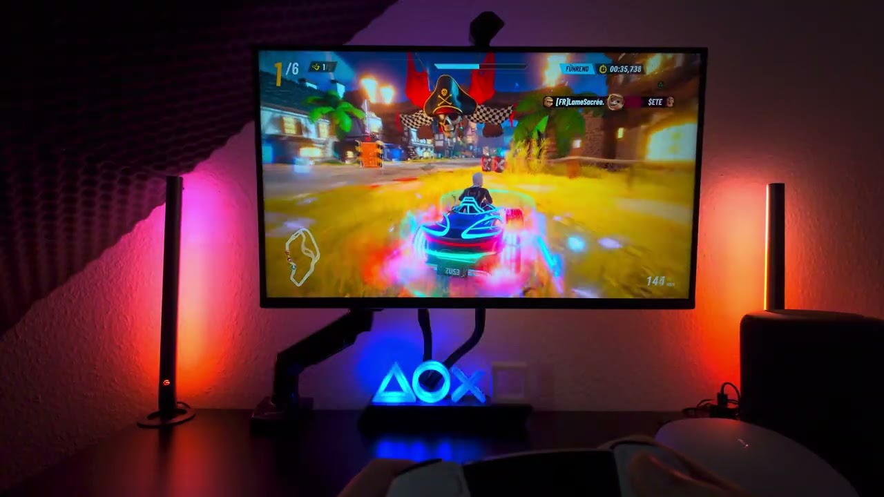POV | #povgameplay #disneyspeedstorm #sony #playstation #xperia #4k #tron #games #gaming #race #hdr